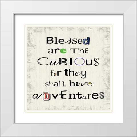 Have  Adventures White Modern Wood Framed Art Print with Double Matting by Gibbons, Lauren