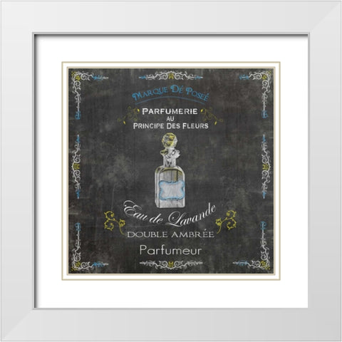 Bath New White Modern Wood Framed Art Print with Double Matting by Gibbons, Lauren