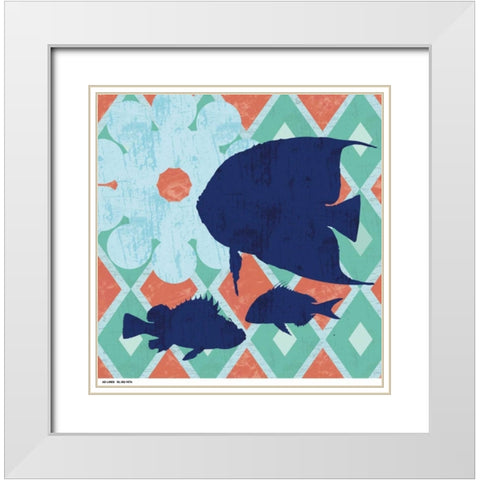 The Sea White Modern Wood Framed Art Print with Double Matting by Gibbons, Lauren