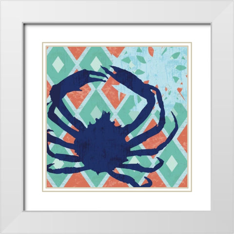 Under The Sea 2 White Modern Wood Framed Art Print with Double Matting by Gibbons, Lauren