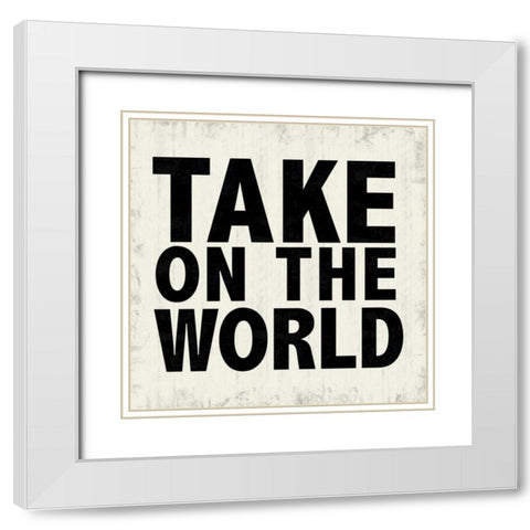 World White Modern Wood Framed Art Print with Double Matting by Gibbons, Lauren