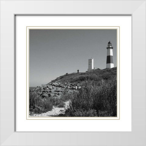 Landscape 2 White Modern Wood Framed Art Print with Double Matting by Gibbons, Lauren