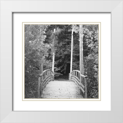 Landscape 3 White Modern Wood Framed Art Print with Double Matting by Gibbons, Lauren