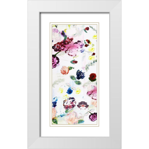 Romance 1 White Modern Wood Framed Art Print with Double Matting by Daisy D