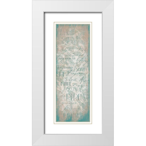 Typography 2 White Modern Wood Framed Art Print with Double Matting by Grey, Jace