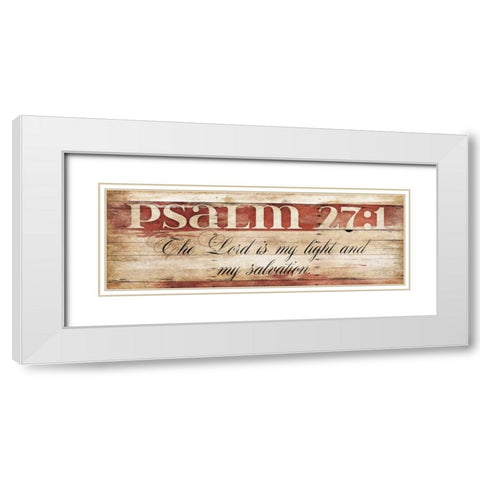 My Salvation White Modern Wood Framed Art Print with Double Matting by Grey, Jace