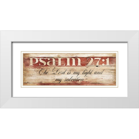 My Salvation White Modern Wood Framed Art Print with Double Matting by Grey, Jace