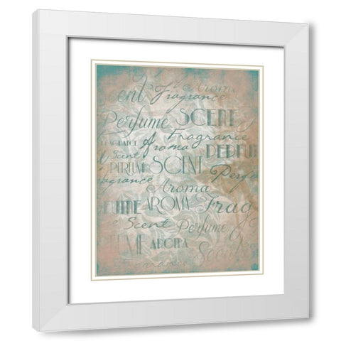 Perfume Type A White Modern Wood Framed Art Print with Double Matting by Grey, Jace
