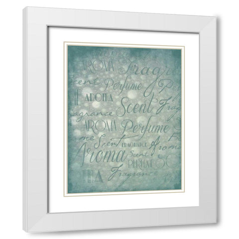 Type White Modern Wood Framed Art Print with Double Matting by Grey, Jace