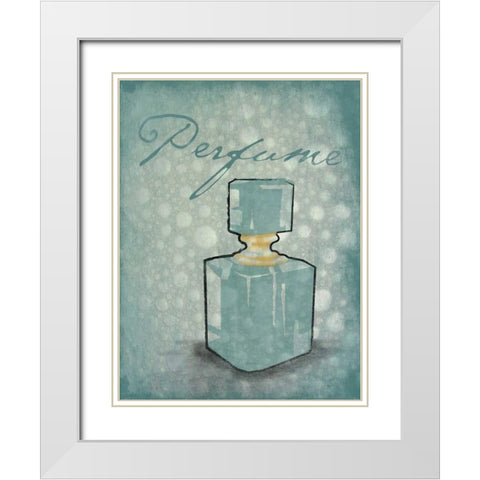 Perfume White Modern Wood Framed Art Print with Double Matting by Grey, Jace