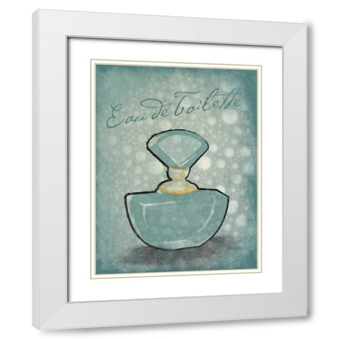 Eau De Toilette White Modern Wood Framed Art Print with Double Matting by Grey, Jace