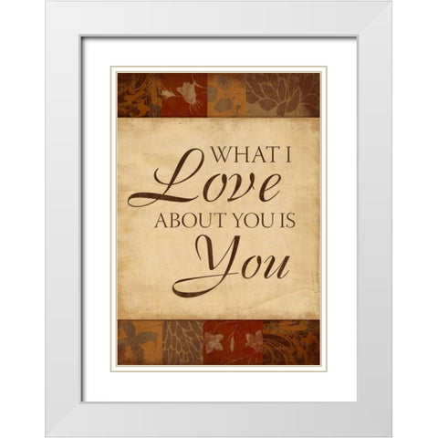 Inspirational C White Modern Wood Framed Art Print with Double Matting by Grey, Jace