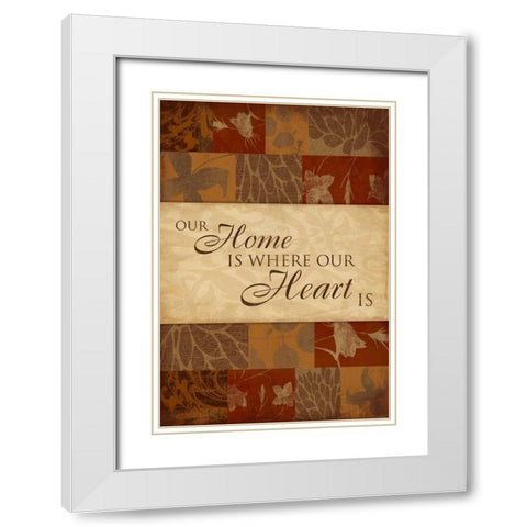 Inspirational D2 White Modern Wood Framed Art Print with Double Matting by Grey, Jace