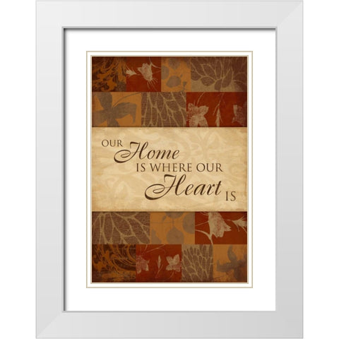 Inspirational D2 White Modern Wood Framed Art Print with Double Matting by Grey, Jace