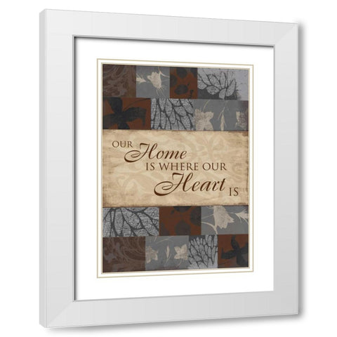 Inspirational D3 White Modern Wood Framed Art Print with Double Matting by Grey, Jace