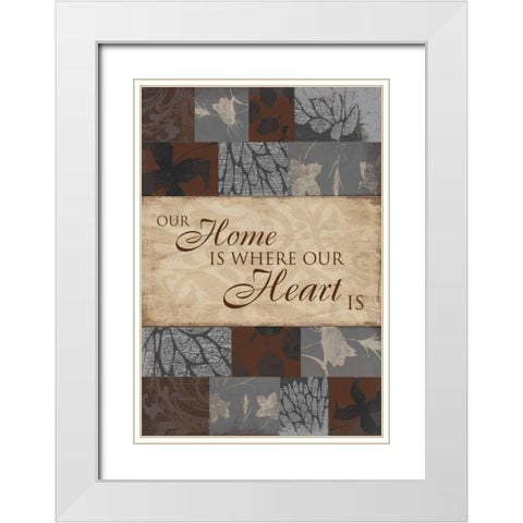 Inspirational D3 White Modern Wood Framed Art Print with Double Matting by Grey, Jace