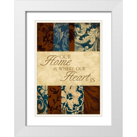 Inspirational A2 White Modern Wood Framed Art Print with Double Matting by Grey, Jace