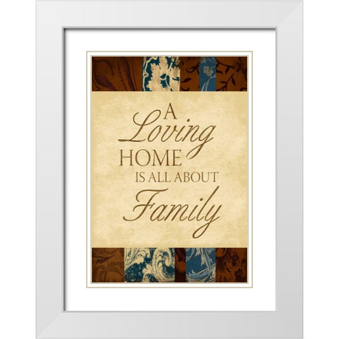 Inspirational B White Modern Wood Framed Art Print with Double Matting by Grey, Jace