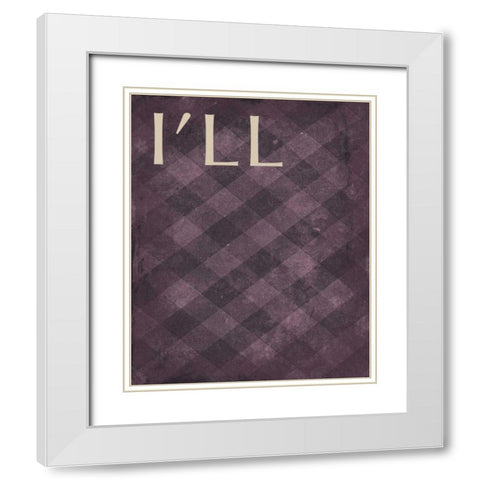 ill White Modern Wood Framed Art Print with Double Matting by Grey, Jace