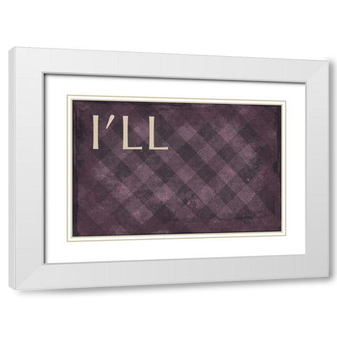 ill White Modern Wood Framed Art Print with Double Matting by Grey, Jace