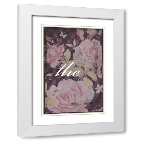 the White Modern Wood Framed Art Print with Double Matting by Grey, Jace