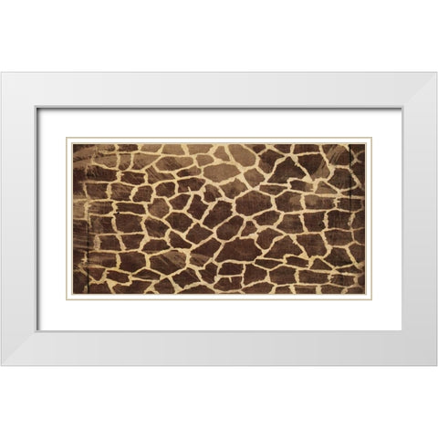 Animal Print 3 White Modern Wood Framed Art Print with Double Matting by Grey, Jace