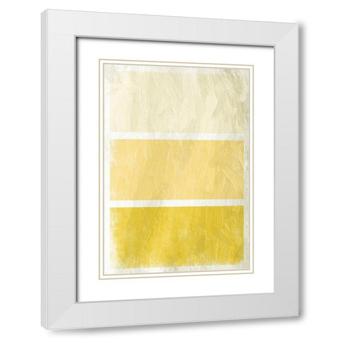 Pattern1 Stage Vertical White Modern Wood Framed Art Print with Double Matting by Grey, Jace