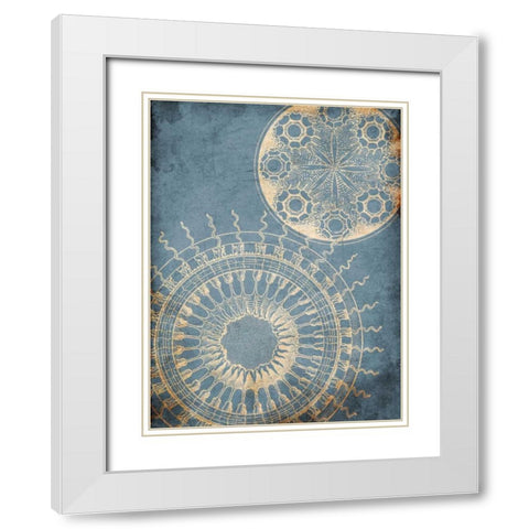 Coastal Patterns White Modern Wood Framed Art Print with Double Matting by Grey, Jace