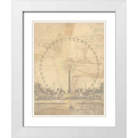 European White Modern Wood Framed Art Print with Double Matting by Grey, Jace