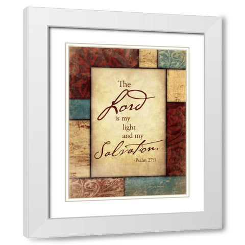 Spice Lord White Modern Wood Framed Art Print with Double Matting by Grey, Jace