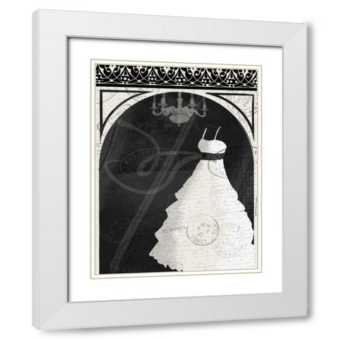 Dress N Window White Modern Wood Framed Art Print with Double Matting by Grey, Jace