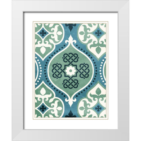 Cool Mood White Modern Wood Framed Art Print with Double Matting by Grey, Jace