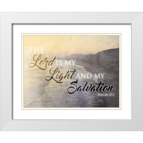 Lord Sunset White Modern Wood Framed Art Print with Double Matting by Grey, Jace