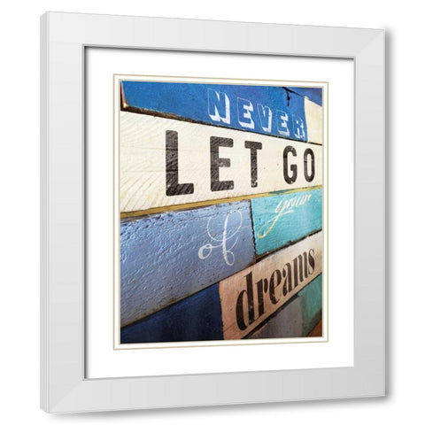 Ocean City Dreaming White Modern Wood Framed Art Print with Double Matting by Grey, Jace