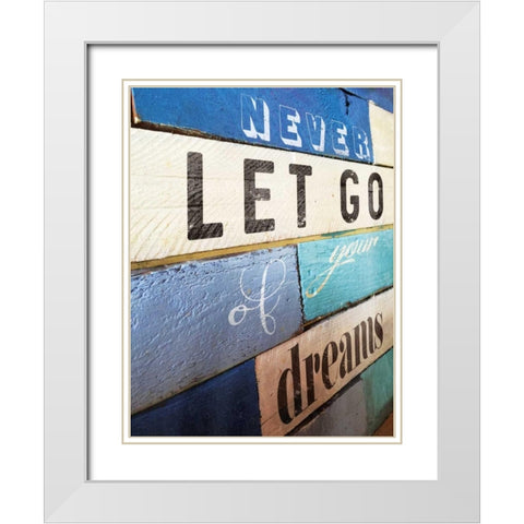Ocean City Dreaming White Modern Wood Framed Art Print with Double Matting by Grey, Jace