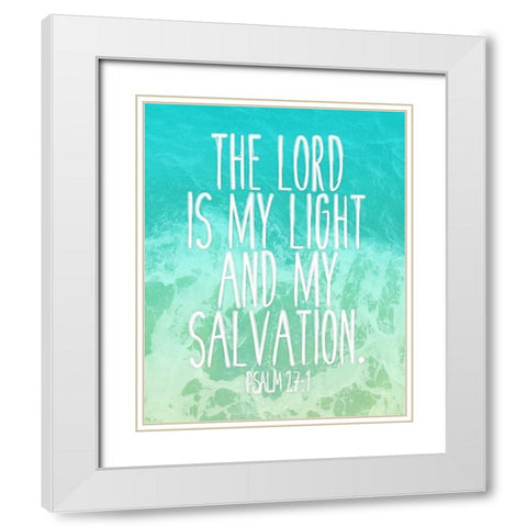My Light White Modern Wood Framed Art Print with Double Matting by Grey, Jace