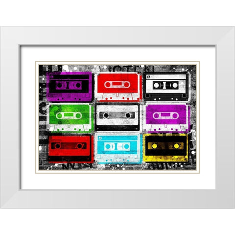 Stay Humble White Modern Wood Framed Art Print with Double Matting by Grey, Jace