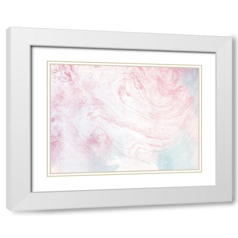 Ice Cream Galaxy White Modern Wood Framed Art Print with Double Matting by Grey, Jace