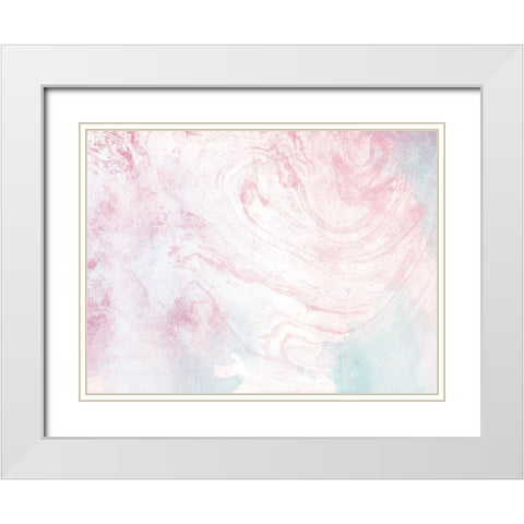 Ice Cream Galaxy White Modern Wood Framed Art Print with Double Matting by Grey, Jace