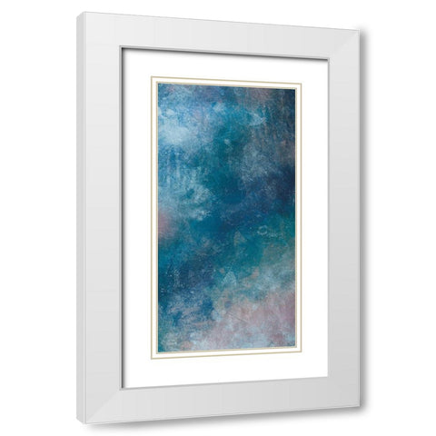 Neutral Galaxy White Modern Wood Framed Art Print with Double Matting by Grey, Jace