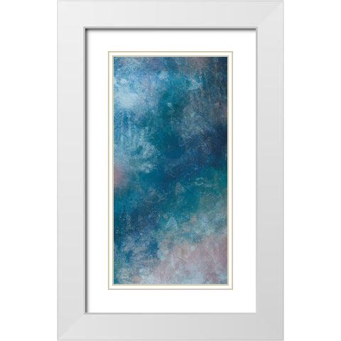Neutral Galaxy White Modern Wood Framed Art Print with Double Matting by Grey, Jace