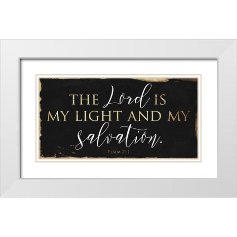 Love White Modern Wood Framed Art Print with Double Matting by Grey, Jace
