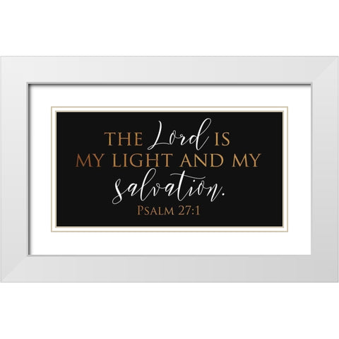 Love Salvation White Modern Wood Framed Art Print with Double Matting by Grey, Jace