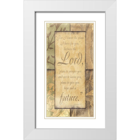 Lord Future White Modern Wood Framed Art Print with Double Matting by Grey, Jace