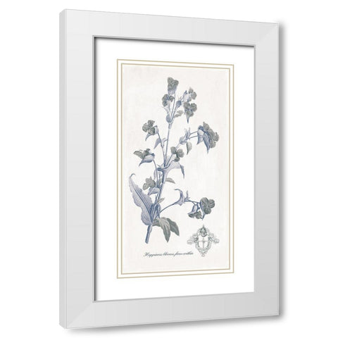 Happiness Blooms White Modern Wood Framed Art Print with Double Matting by Grey, Jace