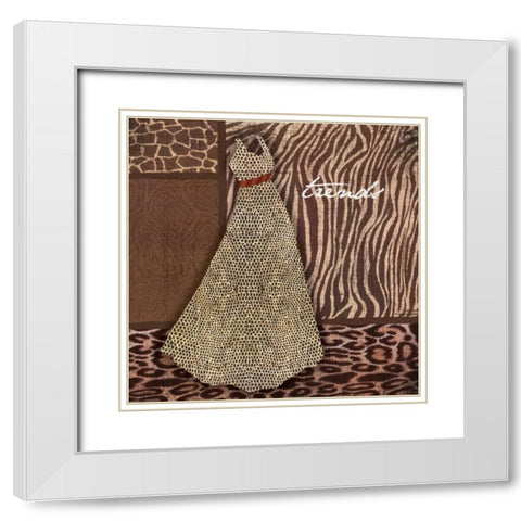 Trends White Modern Wood Framed Art Print with Double Matting by Grey, Jace