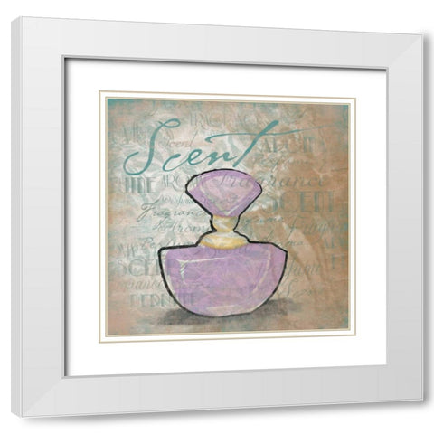 Scent White Modern Wood Framed Art Print with Double Matting by Grey, Jace