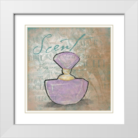 Scent White Modern Wood Framed Art Print with Double Matting by Grey, Jace