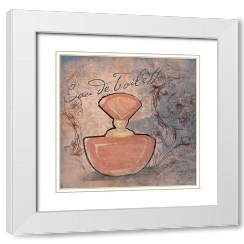 Eau de Toilette White Modern Wood Framed Art Print with Double Matting by Grey, Jace