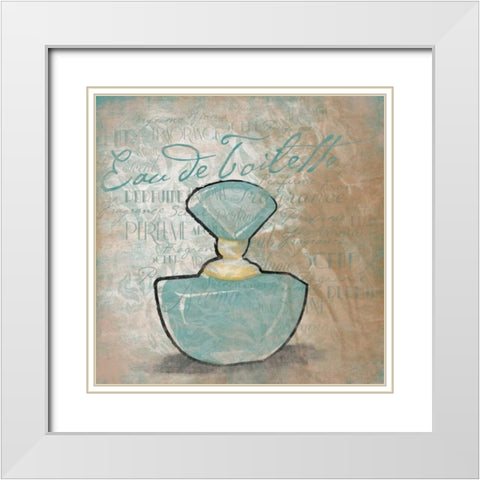 Eau de Toilette White Modern Wood Framed Art Print with Double Matting by Grey, Jace